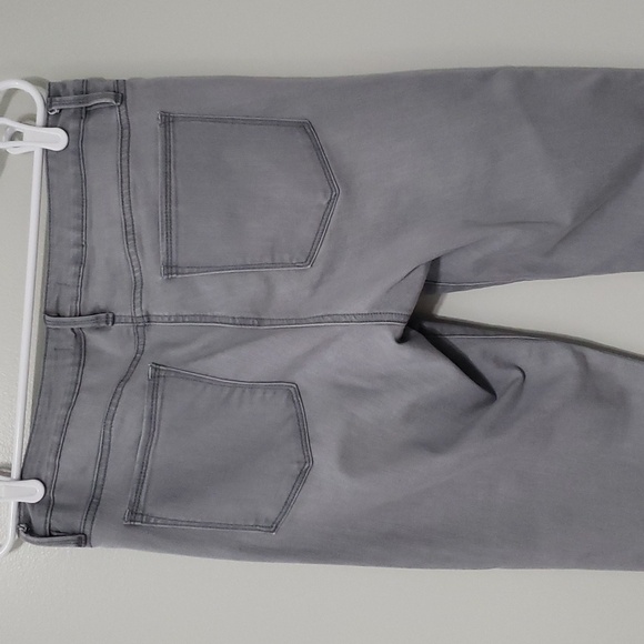 Athleta Women Sculptek Skinny Jeans 12 Gray Denim Cropped Stretchy Athleisure - Picture 6 of 15